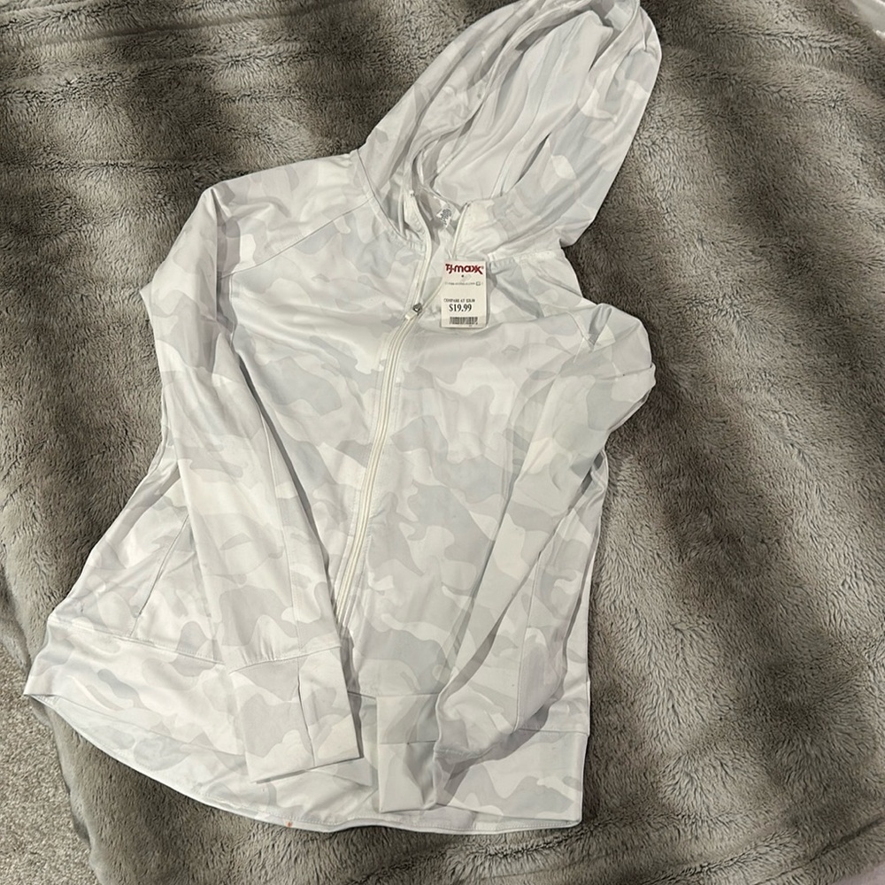White/ Grey Camo sweatshirt